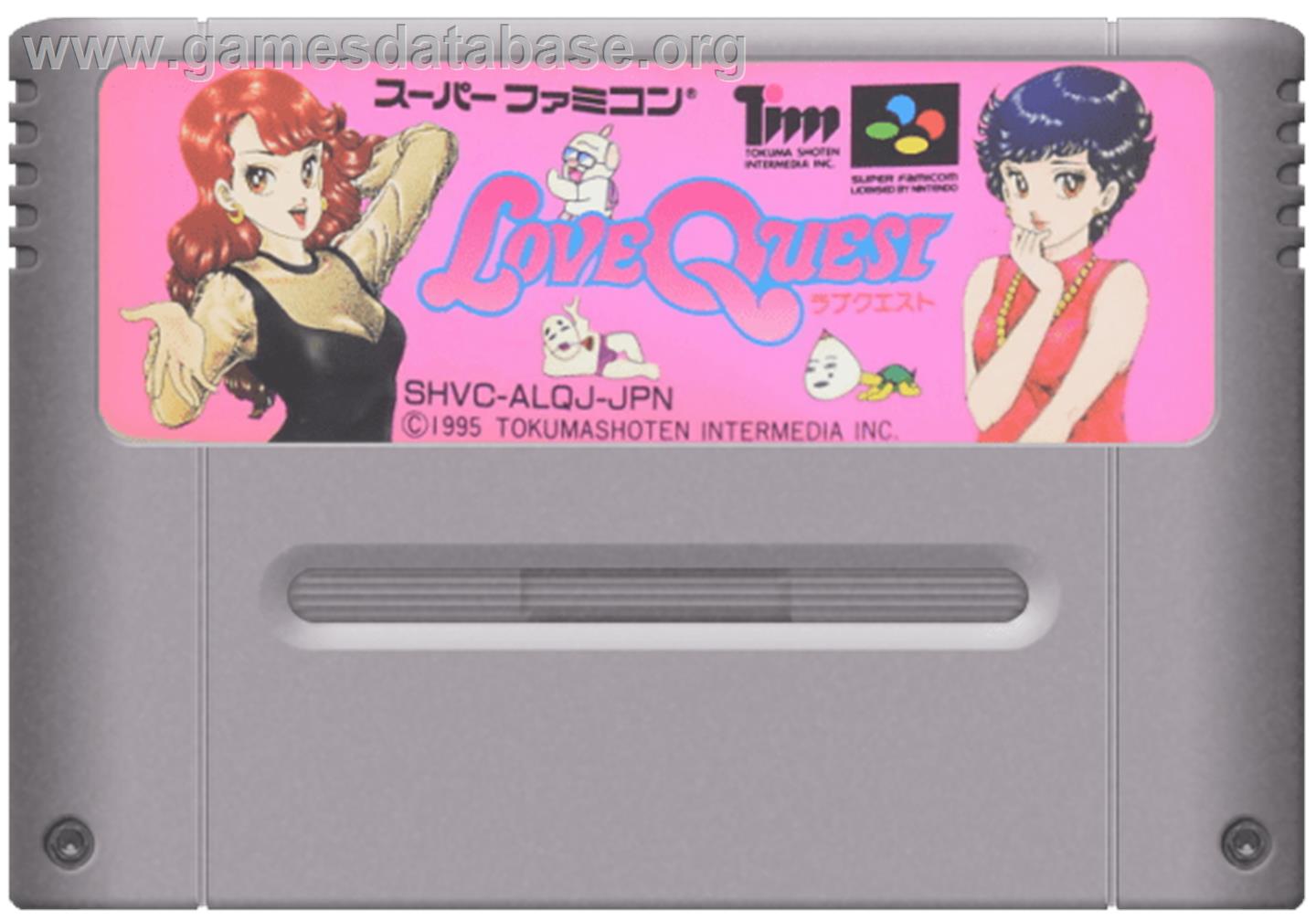 Love Quest - Nintendo SNES - Artwork - Cartridge