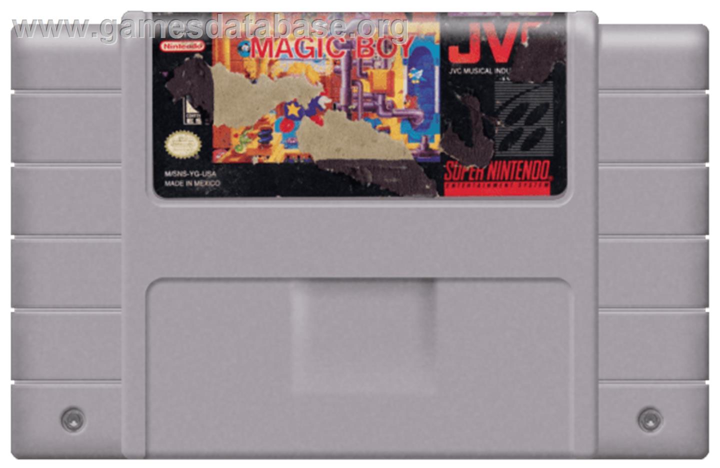 Magic Boy - Nintendo SNES - Artwork - Cartridge