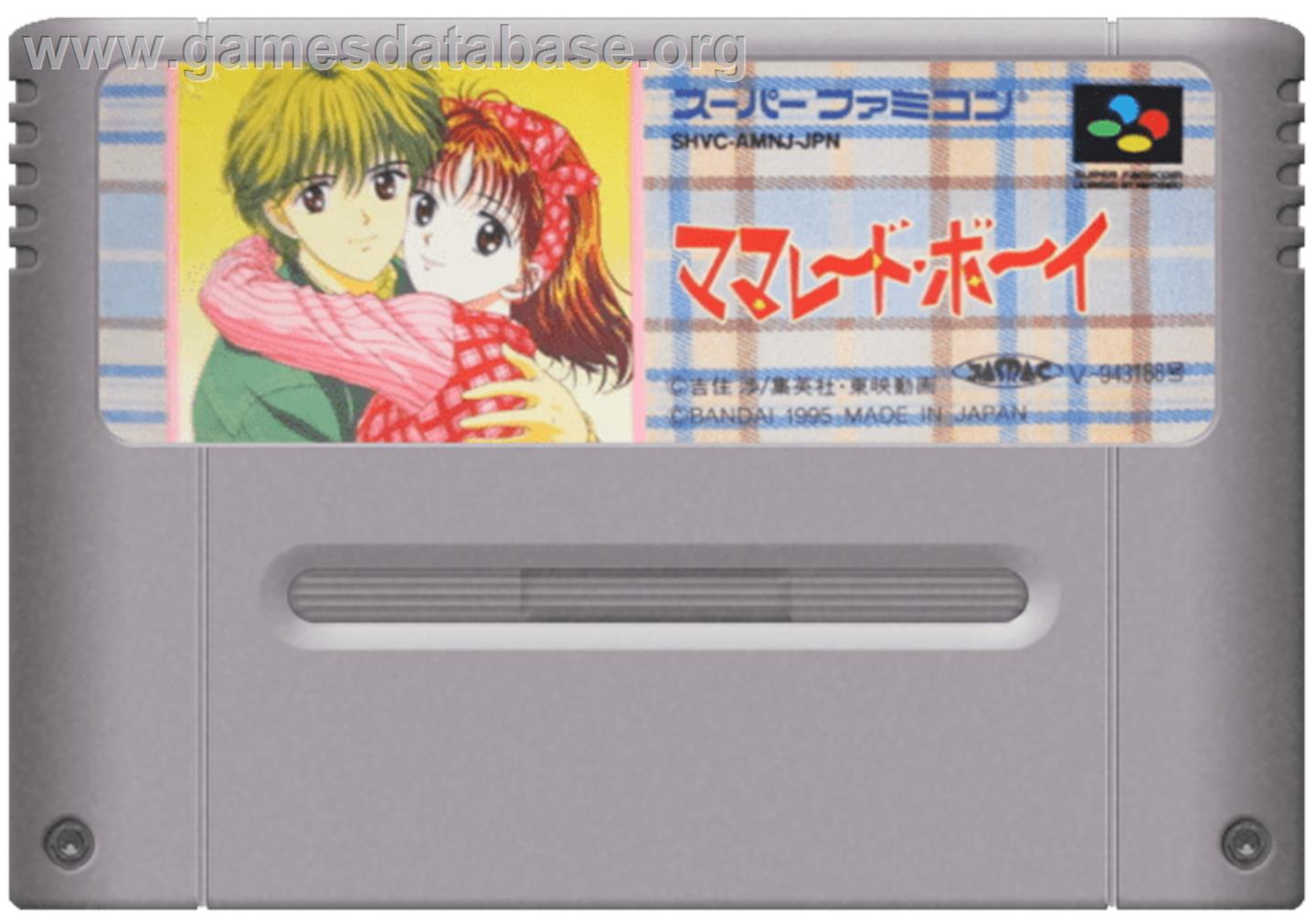 Marmalade Boy - Nintendo SNES - Artwork - Cartridge