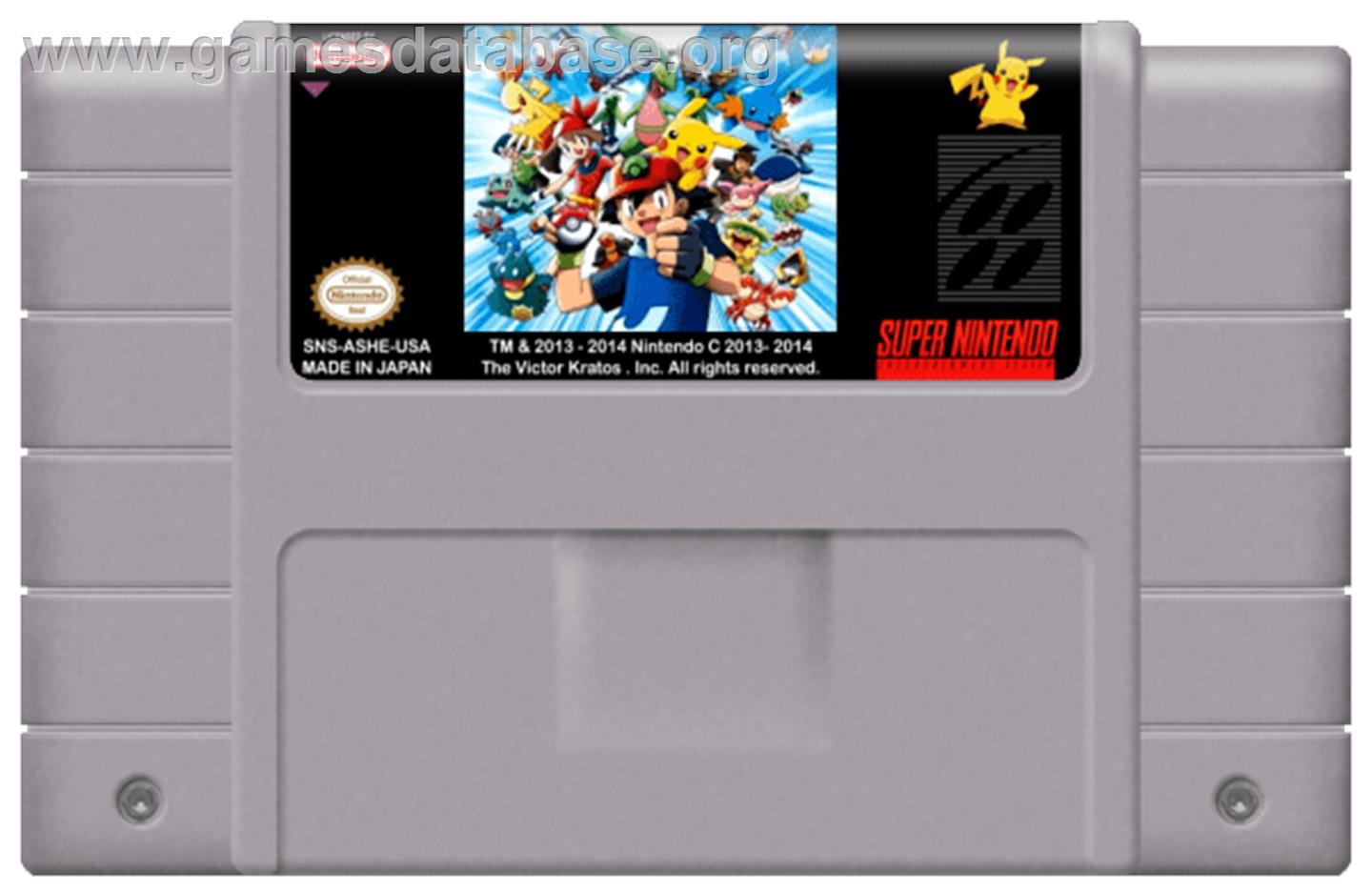 Pocket Monster - Nintendo SNES - Artwork - Cartridge