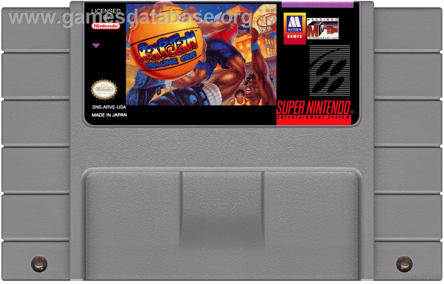 Rapjam - Volume One - Nintendo SNES - Artwork - Cartridge