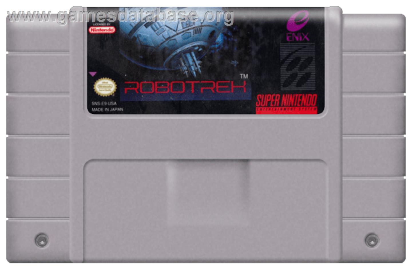 Robotrek - Nintendo SNES - Artwork - Cartridge