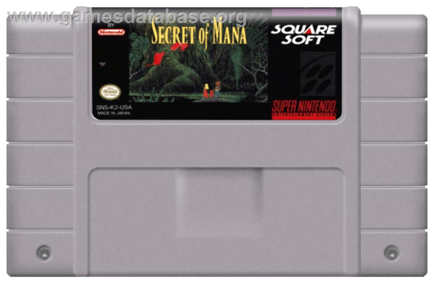 Secret of the Stars - Nintendo SNES - Artwork - Cartridge