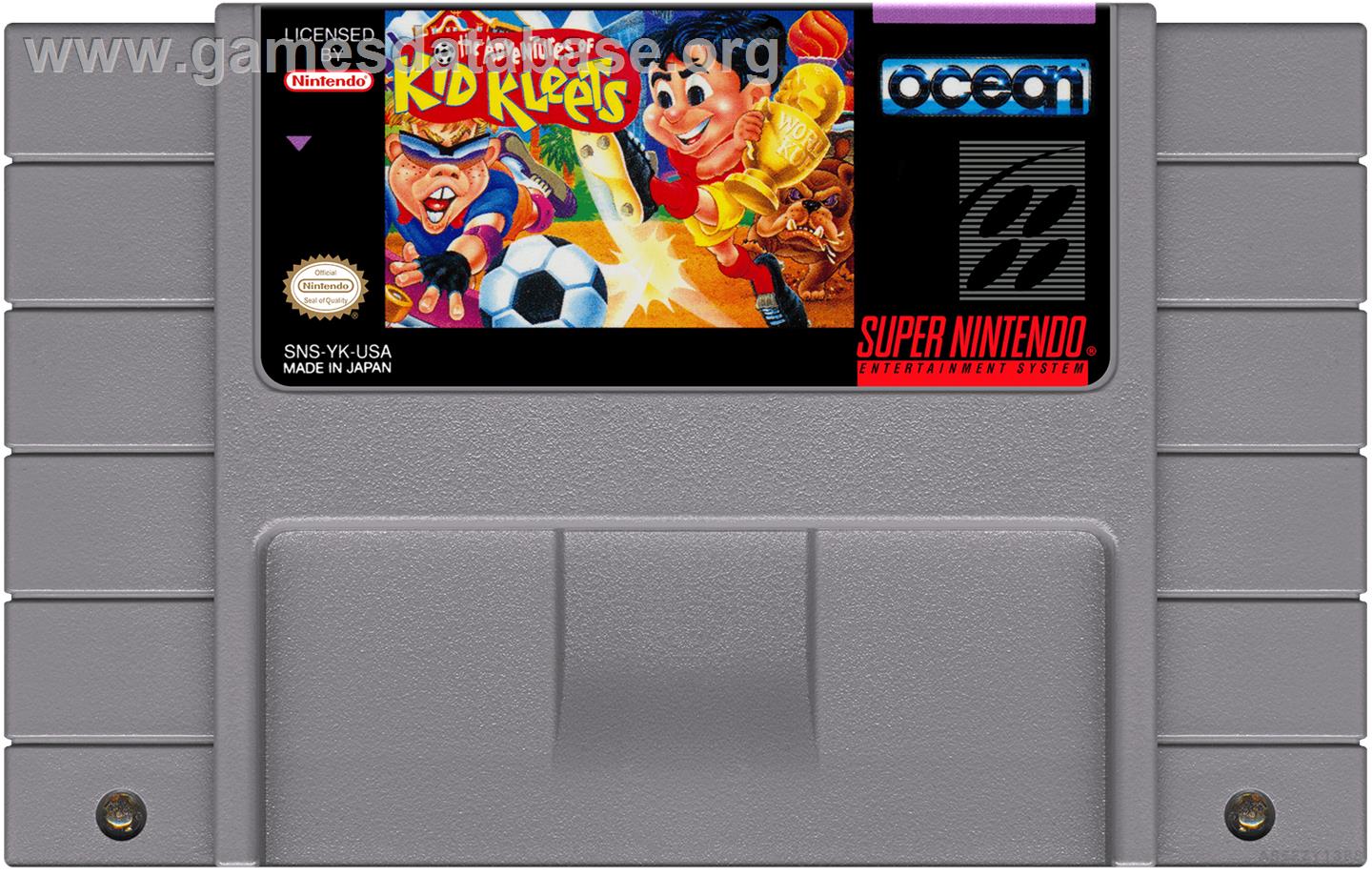 Soccer Kid - Nintendo SNES - Artwork - Cartridge