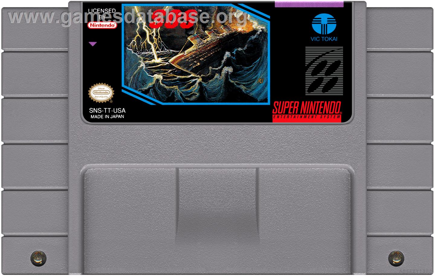 Sos - Nintendo SNES - Artwork - Cartridge