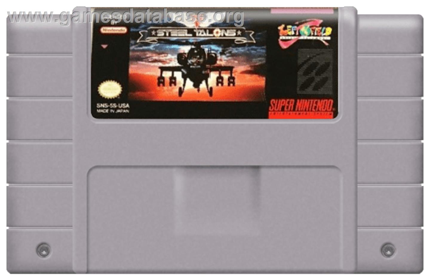 Steel Talons - Nintendo SNES - Artwork - Cartridge