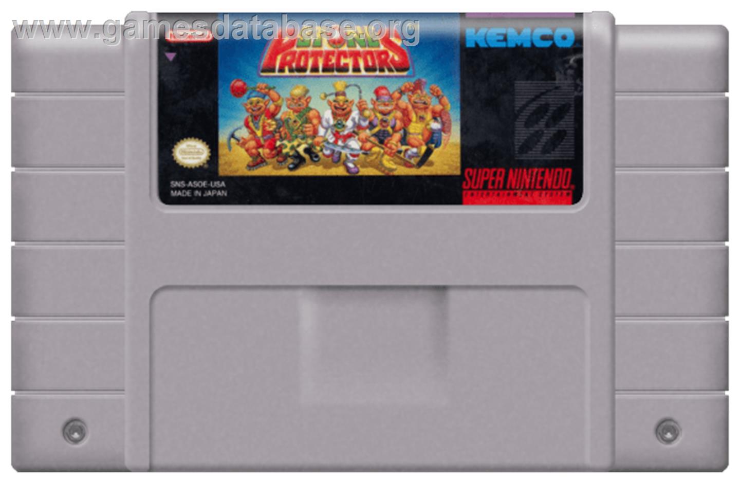 Stone Protectors - Nintendo SNES - Artwork - Cartridge