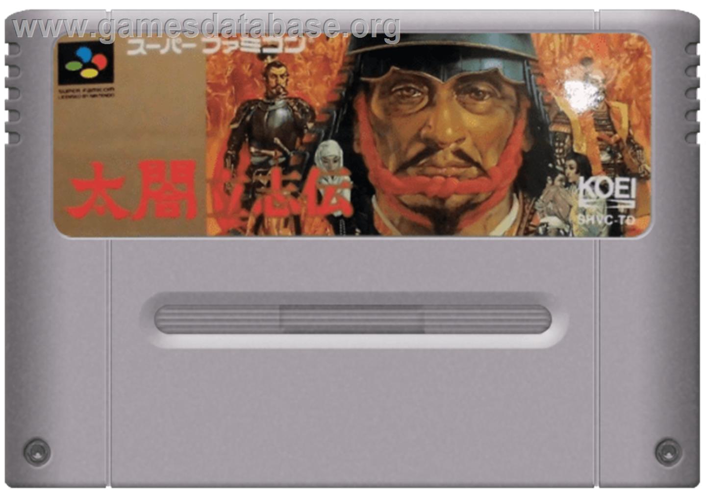 Taikou Risshiden - Nintendo SNES - Artwork - Cartridge