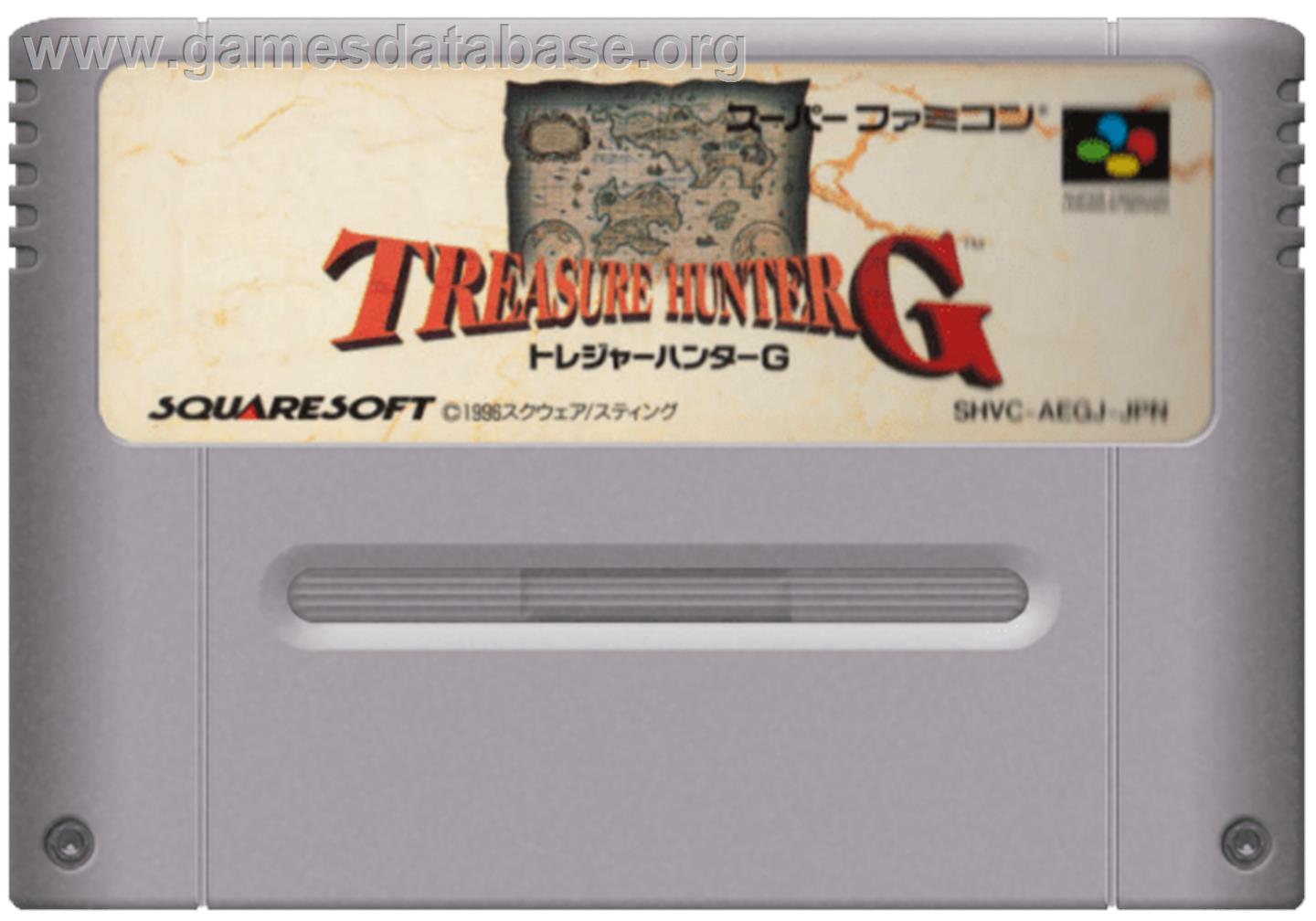 Treasure Hunter G - Nintendo SNES - Artwork - Cartridge
