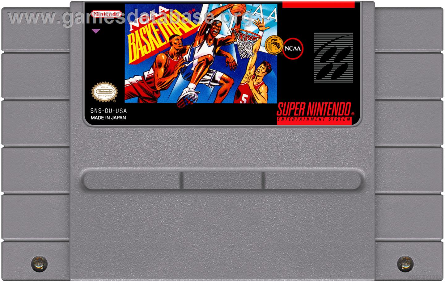 World League Basketball - Nintendo SNES - Artwork - Cartridge