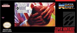 Top of cartridge artwork for Abc Monday Night Football on the Nintendo SNES.