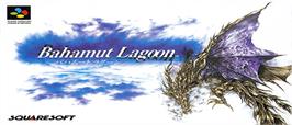 Top of cartridge artwork for Bahamut Lagoon on the Nintendo SNES.