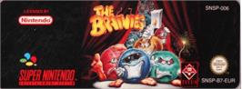 Top of cartridge artwork for Brainies, The on the Nintendo SNES.