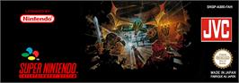 Top of cartridge artwork for Dungeon Master on the Nintendo SNES.