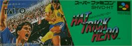 Top of cartridge artwork for European Football Champ on the Nintendo SNES.