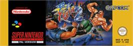 Top of cartridge artwork for Final Fight 2 on the Nintendo SNES.