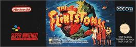 Top of cartridge artwork for Flintstones, The on the Nintendo SNES.