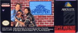 Top of cartridge artwork for Home Improvement - Power Tool Pursuit on the Nintendo SNES.
