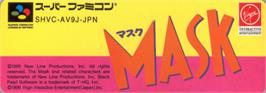 Top of cartridge artwork for Mask, The on the Nintendo SNES.