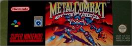 Top of cartridge artwork for Metal Combat: Falcon's Revenge on the Nintendo SNES.