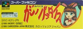 Top of cartridge artwork for Miracle Casino Paradise on the Nintendo SNES.