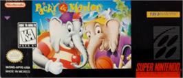 Top of cartridge artwork for Packy And Marlon on the Nintendo SNES.