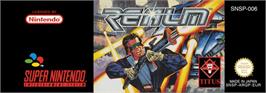 Top of cartridge artwork for Realm on the Nintendo SNES.