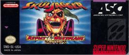 Top of cartridge artwork for Skuljagger - Revolt Of The Westicans on the Nintendo SNES.
