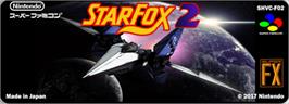 Top of cartridge artwork for Star Fox 2 on the Nintendo SNES.