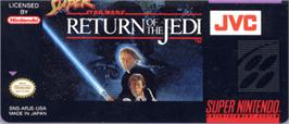 Top of cartridge artwork for Super Star Wars - Return Of The Jedi on the Nintendo SNES.