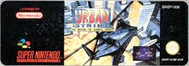 Top of cartridge artwork for Urban Strike on the Nintendo SNES.