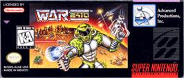 Top of cartridge artwork for War 2410 on the Nintendo SNES.