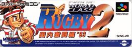 Top of cartridge artwork for World Class Rugby 2 - Kokunai Gekitou Hen '93 on the Nintendo SNES.