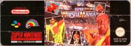 Top of cartridge artwork for Wwf Super Wrestlemania on the Nintendo SNES.