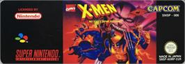 Top of cartridge artwork for X-Men: Mutant Apocalypse on the Nintendo SNES.