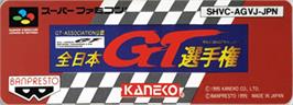 Top of cartridge artwork for Zen Nippon Gt Senshuken on the Nintendo SNES.