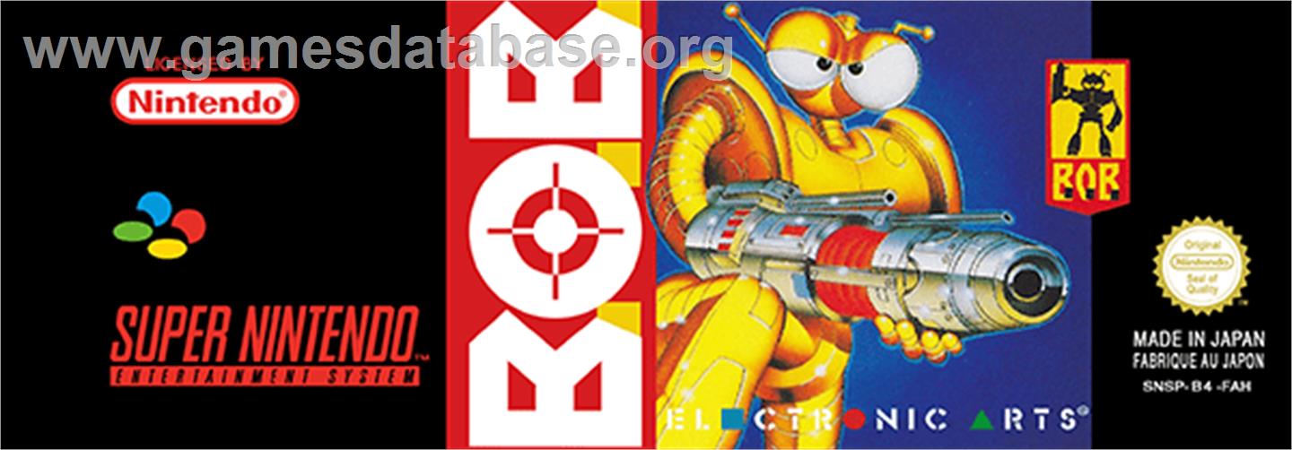 B.O.B. - Nintendo SNES - Artwork - Cartridge Top