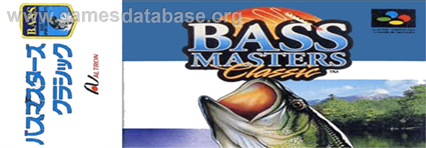 Bass Masters Classic - Nintendo SNES - Artwork - Cartridge Top
