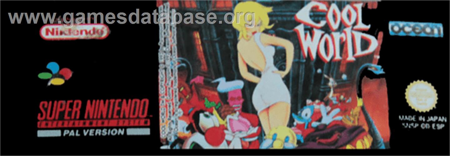 Cool World - Nintendo SNES - Artwork - Cartridge Top
