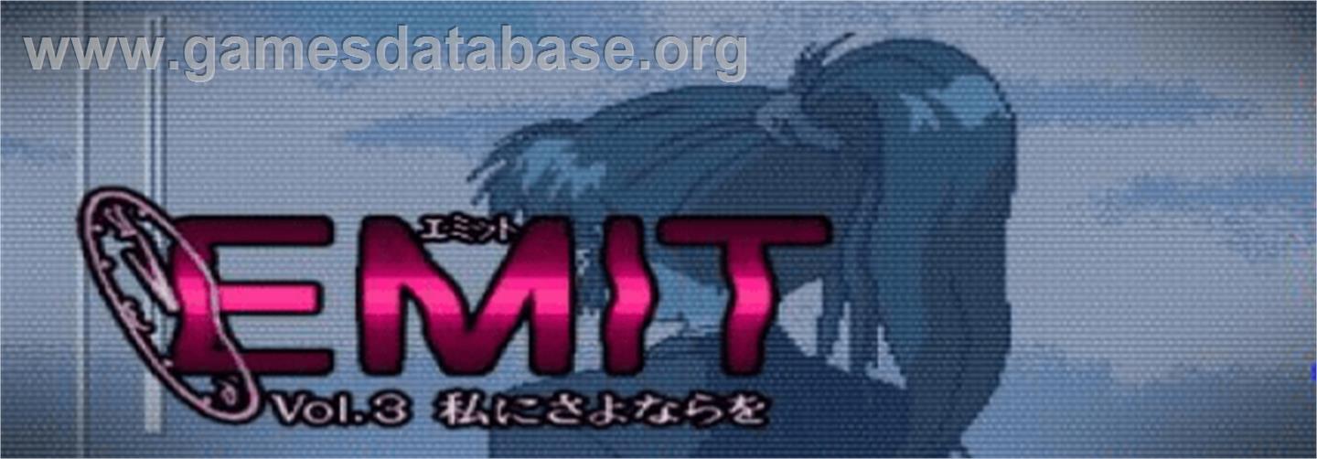 EMIT Vol. 3 - Watashi Ni Sayonara O - Nintendo SNES - Artwork - Cartridge Top