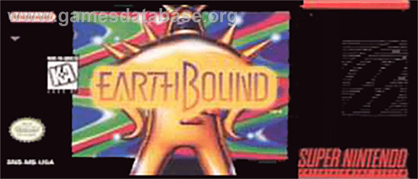 EarthBound - Nintendo SNES - Artwork - Cartridge Top