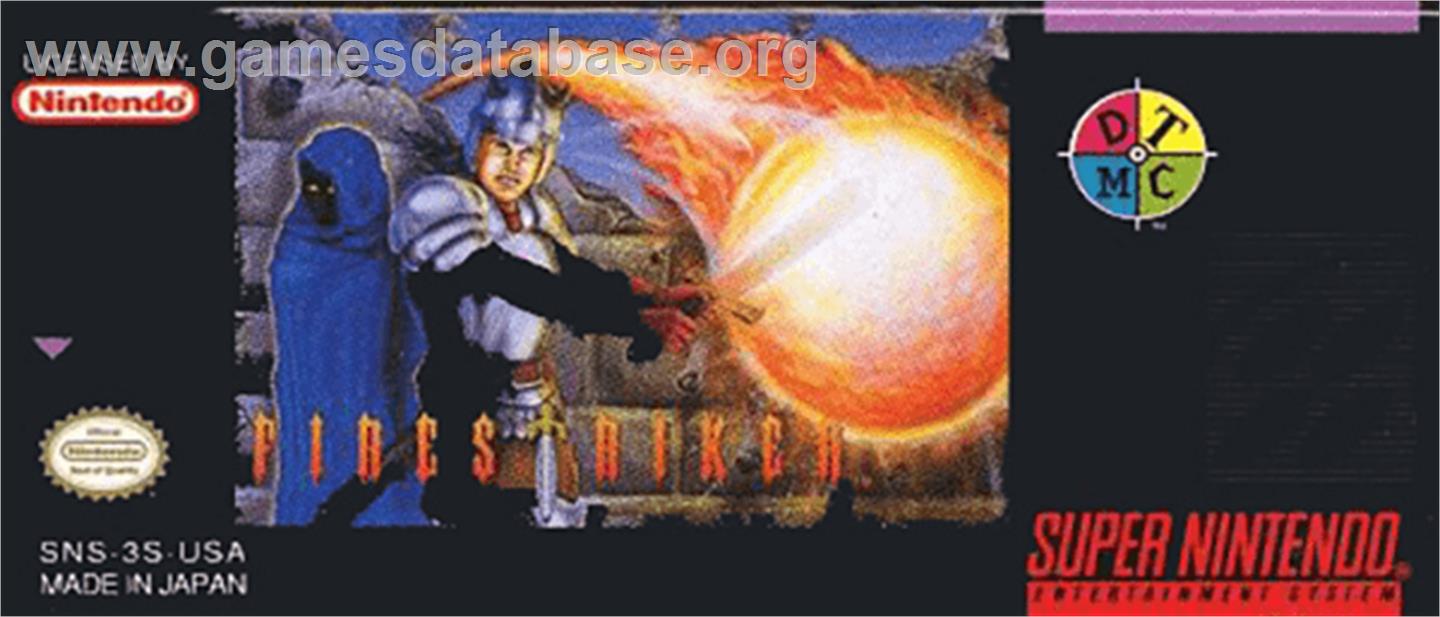 Firestriker - Nintendo SNES - Artwork - Cartridge Top