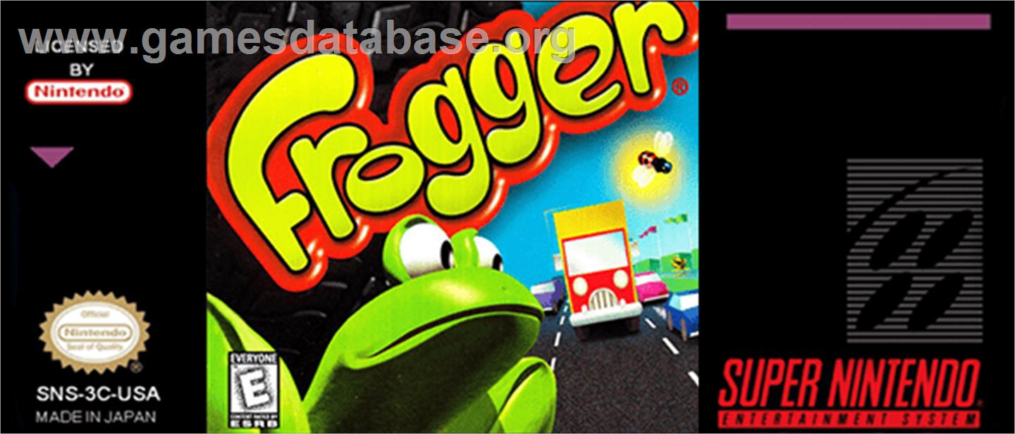 Frogger - Nintendo SNES - Artwork - Cartridge Top