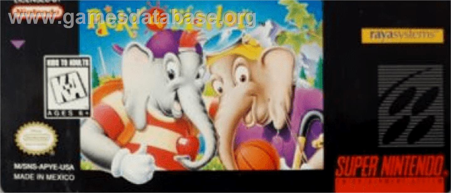 Packy And Marlon - Nintendo SNES - Artwork - Cartridge Top