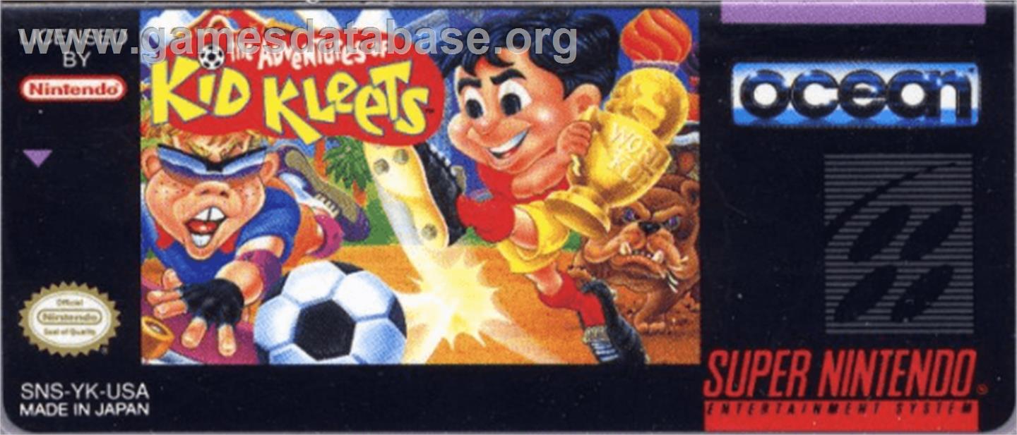 Soccer Kid - Nintendo SNES - Artwork - Cartridge Top