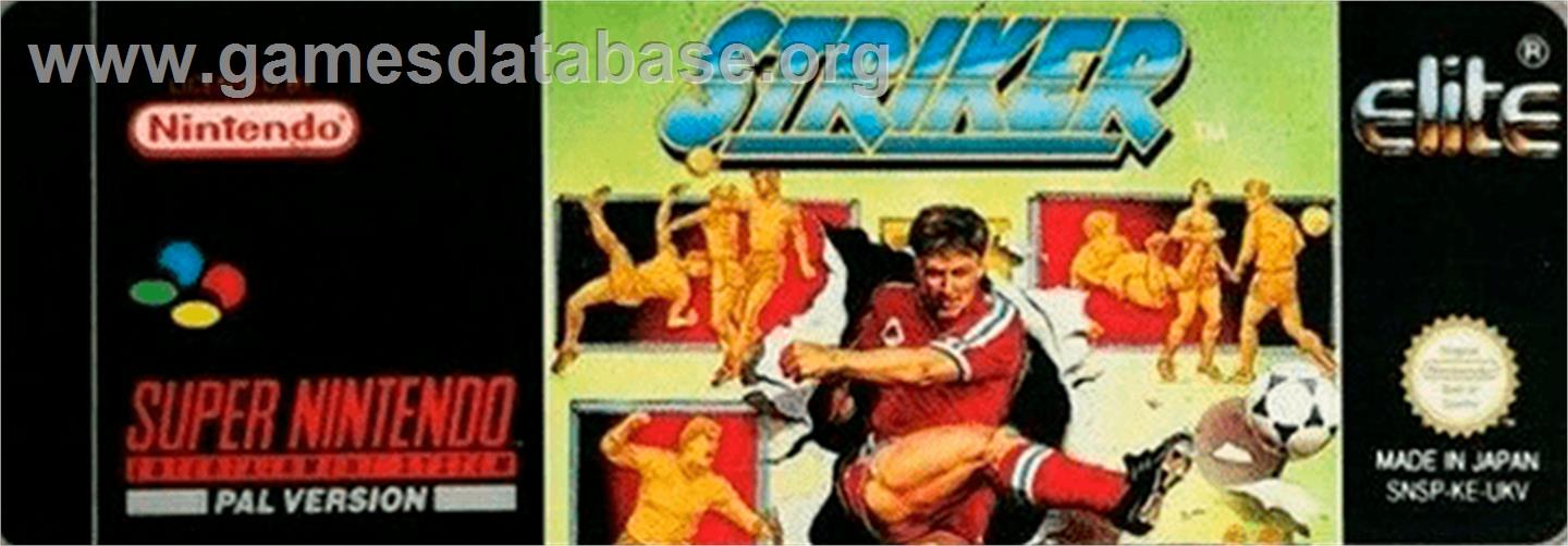 Striker - Nintendo SNES - Artwork - Cartridge Top