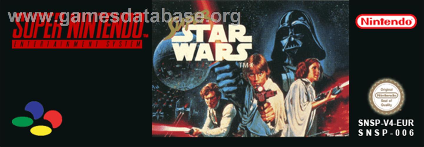 Super Star Wars: Return of the Jedi - Nintendo SNES - Artwork - Cartridge Top