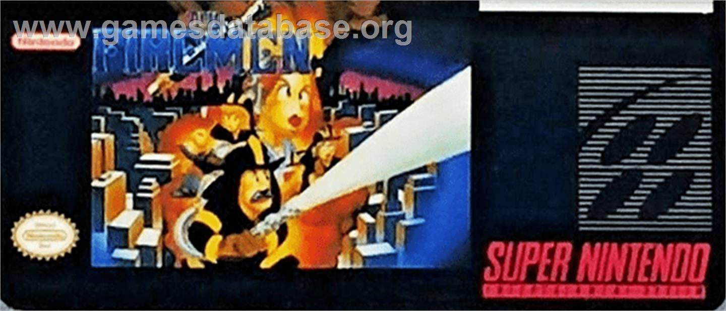 The Firemen - Nintendo SNES - Artwork - Cartridge Top