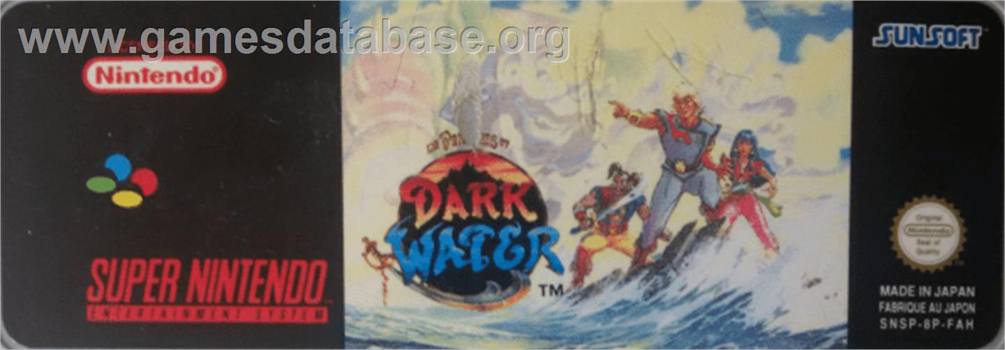 The Pirates of Dark Water - Nintendo SNES - Artwork - Cartridge Top