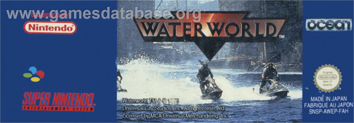 Waterworld - Nintendo SNES - Artwork - Cartridge Top